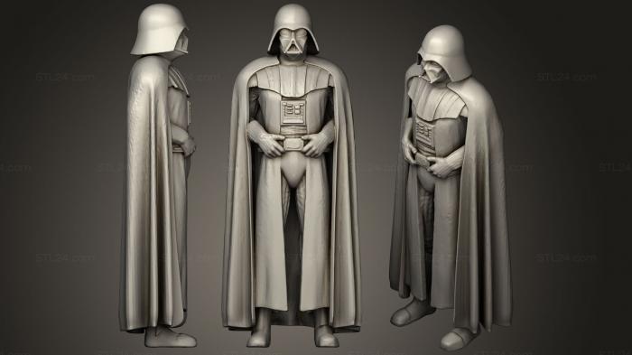 Figurines simple (Darth Vader128, STKPR_0328) 3D models for cnc